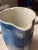 Late 19th Century Antique North Star Blue and White Stoneware Pitcher For Sale - Image 5 of 9