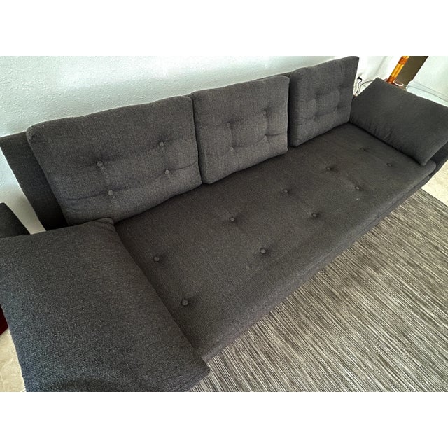 Vintage 1950s MCM Kroehler Gondola Sofa in the Style of Adrian Pearsall for Craft Associates For Sale - Image 13 of 15