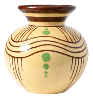 Art Deco Pottery Vase, 1930s
