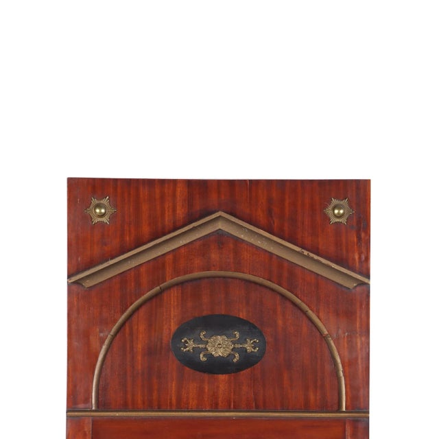 A Continental Regency style mahogany pier mirror, 19th C. A perfect piece for that small wall or between windows.