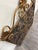 Gold Vintage Hollywood Regency / Rococo Revival Folding Fireplace Screen For Sale - Image 8 of 10