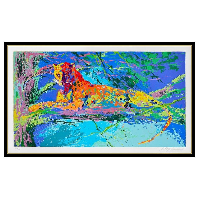 Abstract Expressionism 1970s Kenya Leopard, LeRoy Neiman For Sale - Image 3 of 6