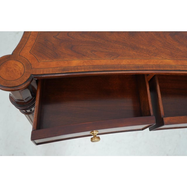 Theodore Alexander Theodore Alexander Georgian Style Mahogany Console Table For Sale - Image 4 of 18