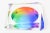 Op Art Rainbow Lucite Angled Bowl in Style of Victor Vasarely, 1990's For Sale - Image 4 of 10
