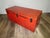 Red Lh26 Oriental Chinese Style Red Decorative Storage Box 14"Hx34" For Sale - Image 8 of 12