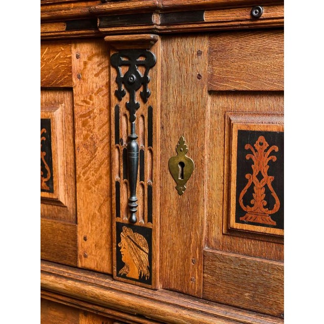 17th Century Renaissance Dutch Cabinet For Sale - Image 6 of 11