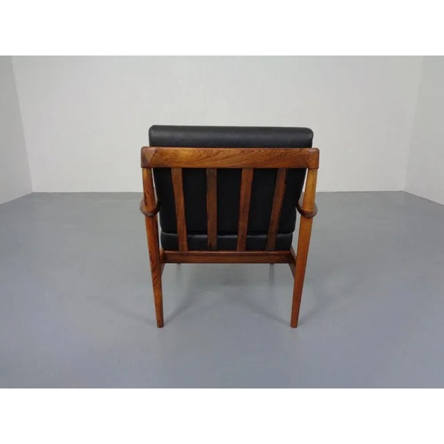 1960s Danish Rosewood Model 56 Armchair by Grete Jalk for Poul Jeppesen, 1960s For Sale - Image 5 of 18