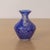Glass 1960s Italian Blue Scavo Vase For Sale - Image 7 of 10