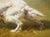 Antique French Hunt Painting of Setters and a Mallard, Oil on Canvas, 1904 For Sale - Image 14 of 18
