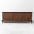 Vintage Brown Wooden Sideboard, 1950s For Sale - Image 12 of 13