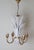 1960s Hollywood Regency Leaf Chandelier in White and Gold from Hans Kögel, 1960s For Sale - Image 5 of 18
