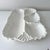 Vintage large Italian majolica oyster platter. Classic, stunning and traditional the piece is in a white with a glaze the...