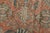 Pink Tabriz Rug 9’9” X 12’8” Pink Wool Vintage Distressed Hand-Knotted Carpet For Sale - Image 8 of 15