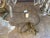 Early 20th Century French Brass & Crystal Six-Light Girandole Lamps - Pair For Sale - Image 16 of 17