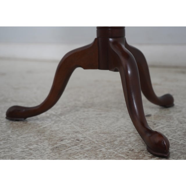 Brown Stickley Colonial Williamsburg Wa-1010 Mahogany Round Table For Sale - Image 8 of 13