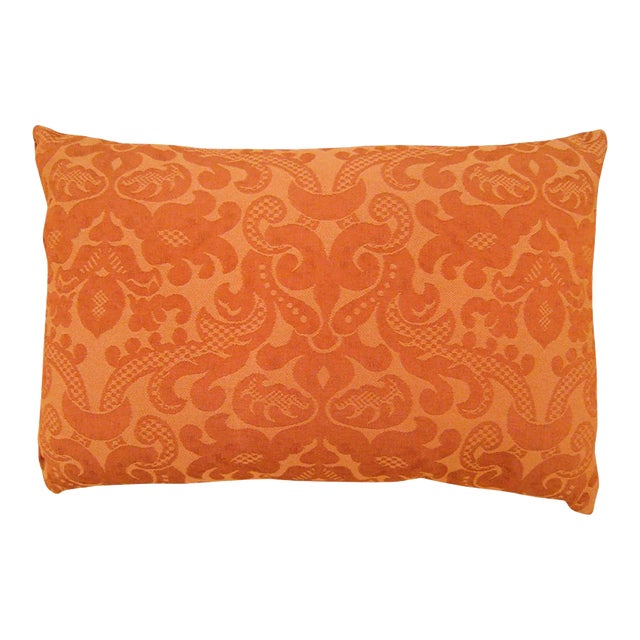 Vintage Decorative Double-Sided French Floral Textile Pillow For Sale