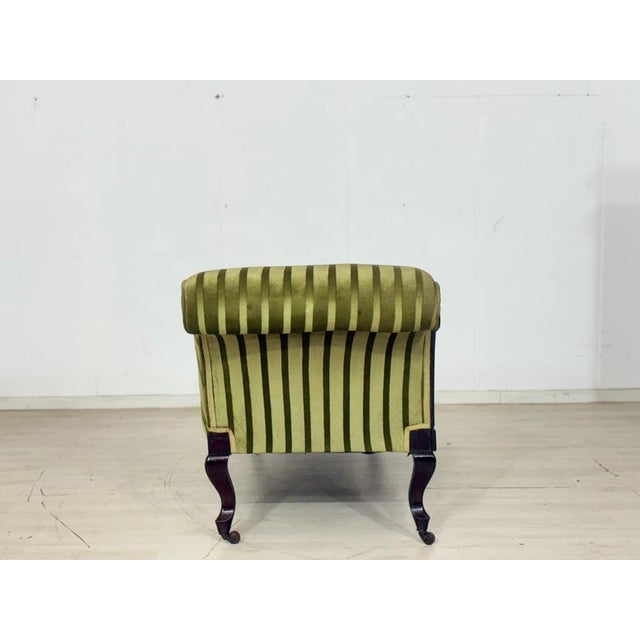 Green Antique Biedermeier Daybed, 1900 For Sale - Image 8 of 9
