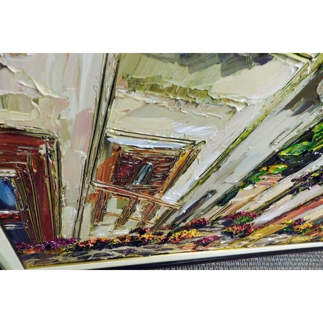 2000 - 2009 Maya Eventov "Terattoria" Original Acrylic on Canvas, H.Signed Me040908-15 For Sale - Image 5 of 8