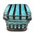 Italian Hand-Painted Italian Ceramic Cushion Stool For Sale - Image 3 of 8