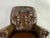 English EEnglish Chesterfield Style Brown Leather Tufted Reclining & Rocking Club Chair For Sale - Image 3 of 12