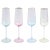 VIETRI Rainbow Assorted Champagne Flutes - Set of 4 For Sale - Image 10 of 10