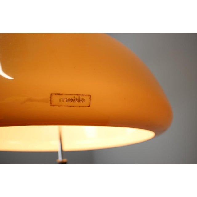 Mid-Century Adjustable Plastic Pendant Lamp attributed to Meblo Guzzini, Italy, 1970s For Sale - Image 9 of 12