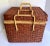 Vintage Woven Wicker Basket With Picnic Accessories- 22 Pieces For Sale - Image 4 of 13