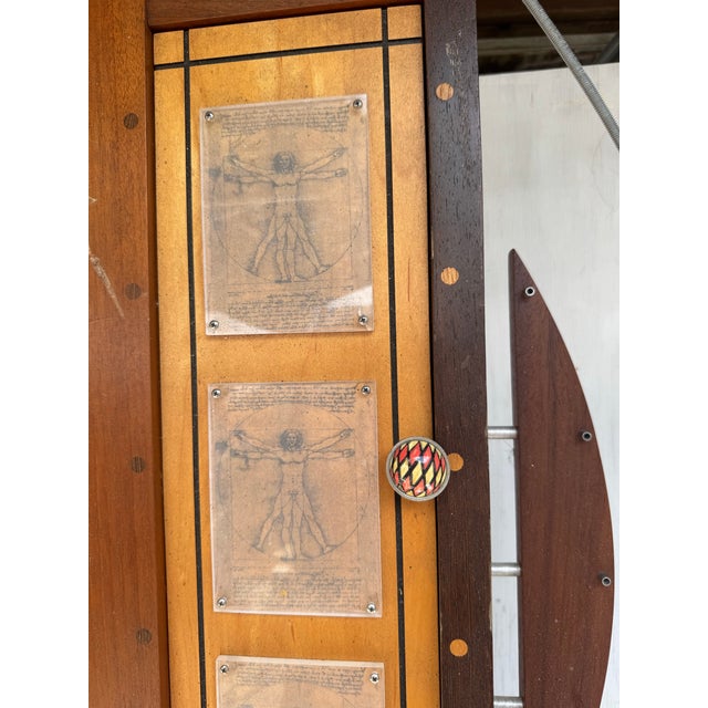 Late 20th Century Most Unusual Post Modern Art Sculpture Hanging Wall Cabinet For Sale In West Palm - Image 6 of 10