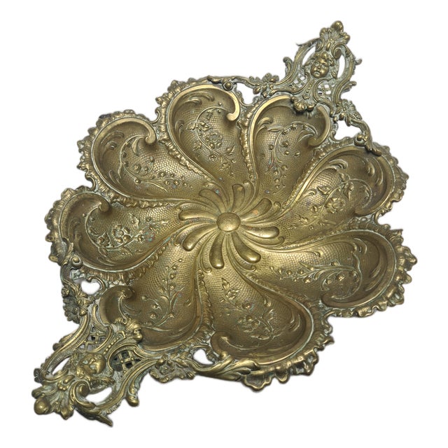 Art Nouveau Fruit Bowl on Stand from Brothers Henneberg, Poland, 1900s For Sale