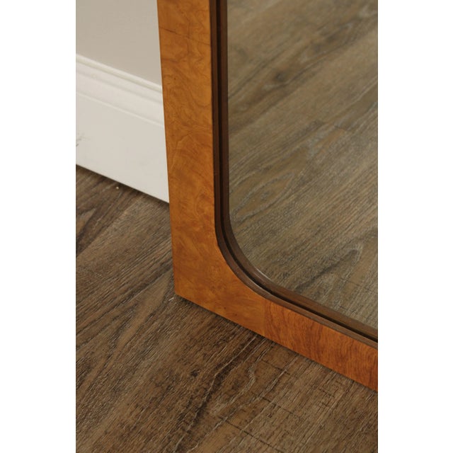 Wood Lane Mid Century Modern Burlwood Accent Wall Mirrors For Sale - Image 7 of 12