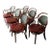 Vintage Cafe Armchairs by Shelby Williams Industries in the Style of Micheal Thonet , Set of 6 For Sale