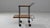 1950s French Two-Tier Metal and Wood Bar Cart With Bottle Holder For Sale - Image 4 of 18