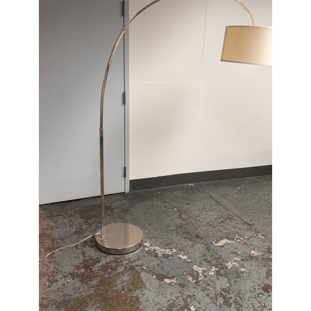 Contemporary Contemporary West Elm Arch Floor Lamp For Sale - Image 3 of 12