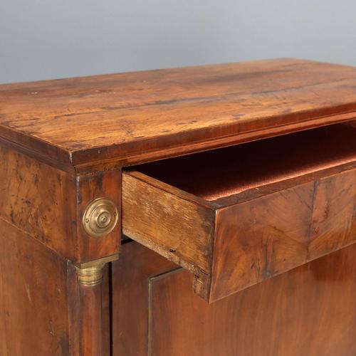 Brown Empire Walnut Secretaire For Sale - Image 8 of 16