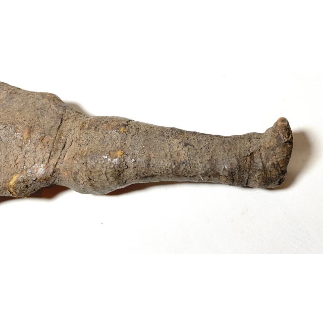 Brown Antique 1800's African Tanzania Zigua Wrapped Ceremonial Fetish Doll Figure For Sale - Image 8 of 14