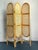 Early 21st Century Vintage Boho Arched Cane Folding Screen For Sale - Image 5 of 5