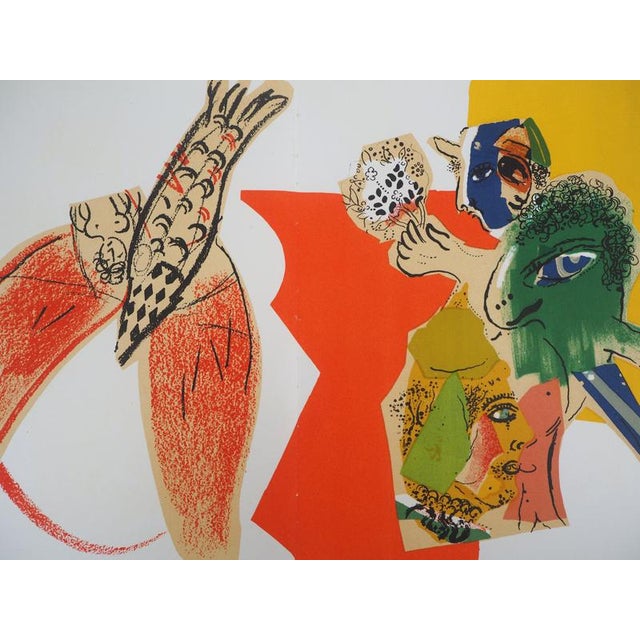 Marc CHAGALL (1887-1985) Dream at the circus Original color lithograph On thick paper 48 x 31 cm (c. 19 x 12 inches)...