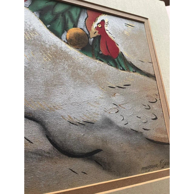 Georges Manzana-Pissarro, Les Coqs, 1920s-1940s, Stencil Print For Sale - Image 12 of 13