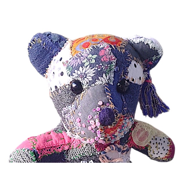 Cura Art Teddy in Textile from Noir Catharsis, 2025 For Sale - Image 10 of 10