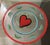 Kosta Boda Signed Ulrica Hyman Vallien Hand Painted Heart Plate & Bowl A lot of two the platter and bowl ￼ Platter...