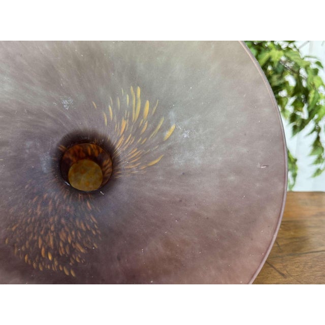 Art Deco Style Glass Paste Bowl, 1950s For Sale - Image 4 of 11