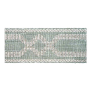 Sample - Schumacher Briar Raffia Tape in Sage For Sale