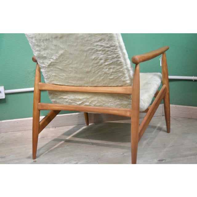 Dutch Armchair attributed to Louis van Teeffelen for Webe, 1960s For Sale - Image 10 of 15