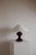 Textile The Cordovan Hourglass Table Lamp in Ceramic For Sale - Image 7 of 10