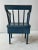 Antique Folk Art Cerulean Blue-Painted Chair With Built-in Storage Box, Circa Early 20th Century For Sale - Image 15 of 18