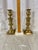 Traditional Pair of Vintage Solid Brass Candlesticks – Georgian Colonial Style With Octagonal Bases For Sale - Image 3 of 10
