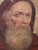 Mid 1800's Retablo: Saint Francis of Paola 1416-1507 is known for miraculous works and is the founder of the Order of Minims