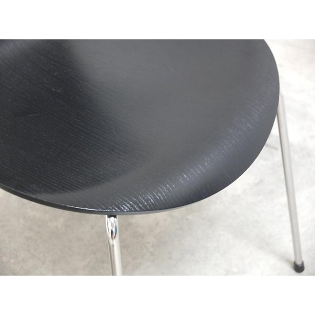 Vintage Black Series 7 Chairs by Arne Jacobsen for Fritz Hansen, 1955, Set of 4 For Sale - Image 5 of 18