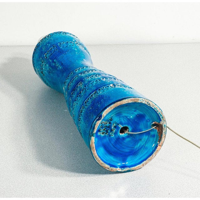 Ceramic Table Lamp by Aldo Londi for Bitossi For Sale - Image 7 of 9