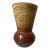 Vintage Italian Modernist Handcrafted Pottery Vase For Sale
